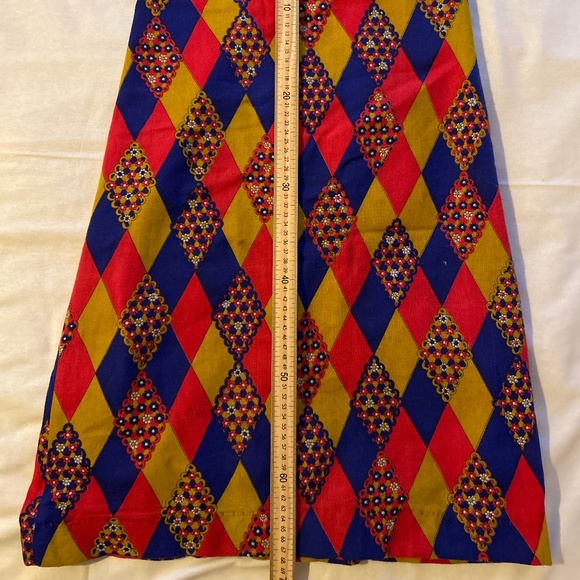 Handmade Vintage Halter Neck Empire Waist Dress 1970's - Picture 9 of 11